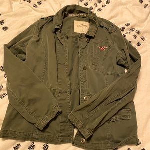 Army green utility jacket from hollister. Very comfortable